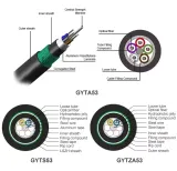 24-144 Core GYTA53 Loose Tube Cable Aluminum & Steel Armored Underground Optical Cable