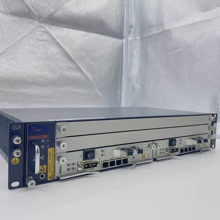 For ZTE C320 10G 16-Port Gpon OLT for FTTH New Product with 2pcs SMXA/1(1.25g) GTGO Card-boxintelecom