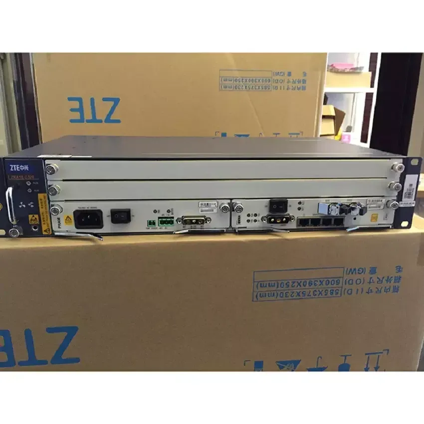 Economic FTTH ZTE ZXA10 OLT C320 with Smxa Pram ge 10g Smxa/3 Smxa  Gtgh Gtgo Service Board Gepon Olt-boxintelecom