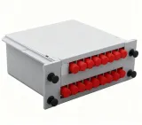 FC Series 1x8 / 1x16 Plug-in PLC Fiber Optic Splitter - Telecom Grade Singlemode Optical D