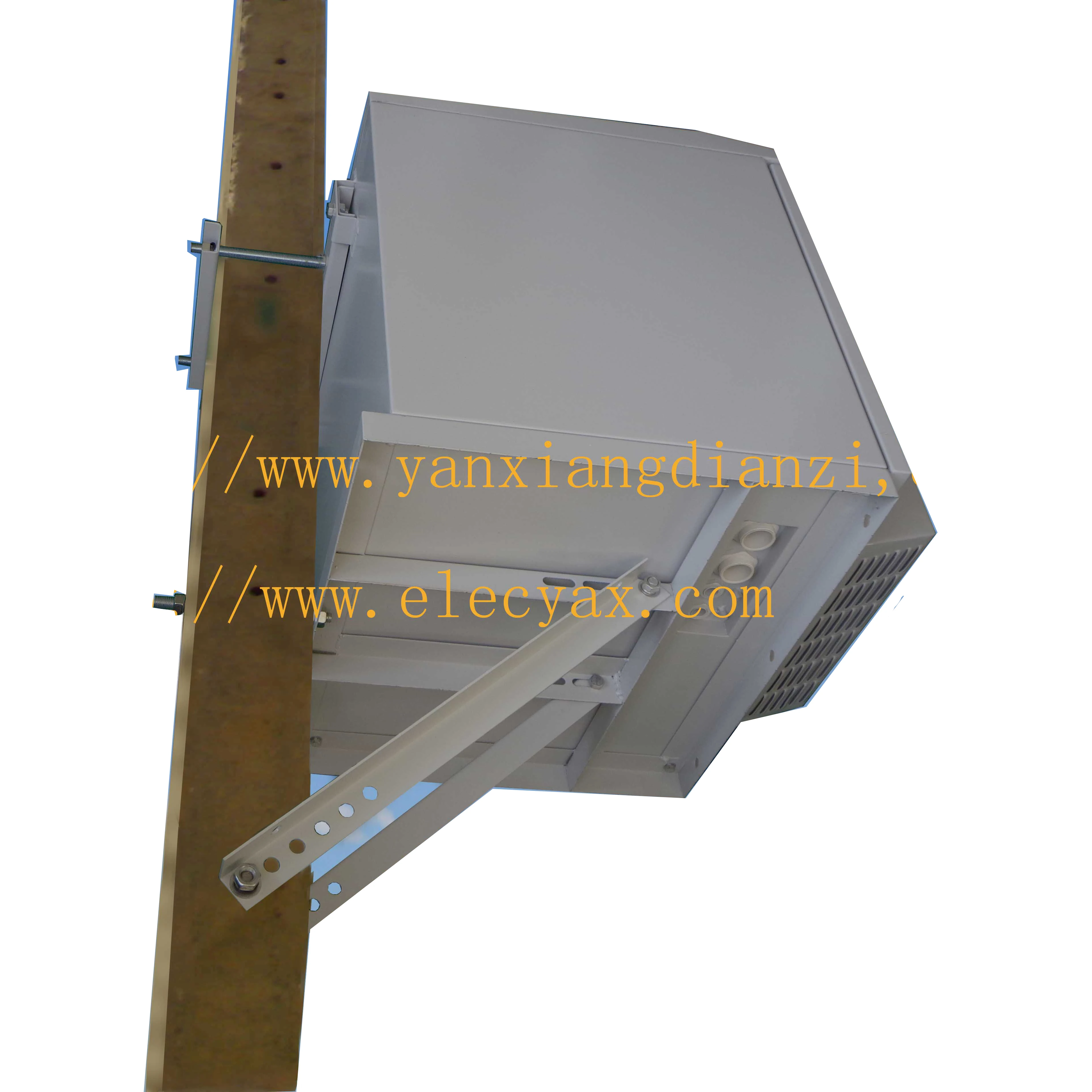 Galvanized Steel 6U Outdoor Telecom Cabinet Pole or Wall Mounted Electrical Enclosure Control Box-boxintelecom