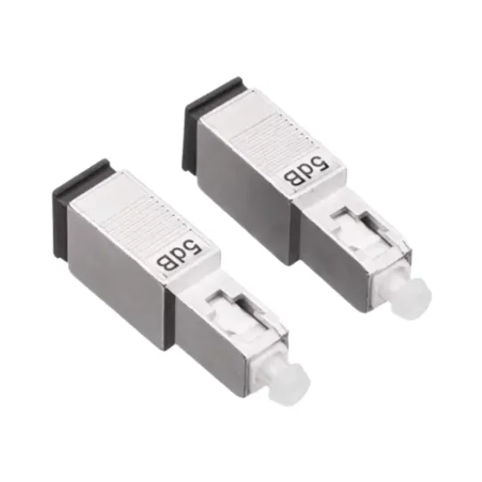 Single Mode Optical Fiber Attenuator 0-30dB SC/UPC Male-Female Coupler Adapter with Flange