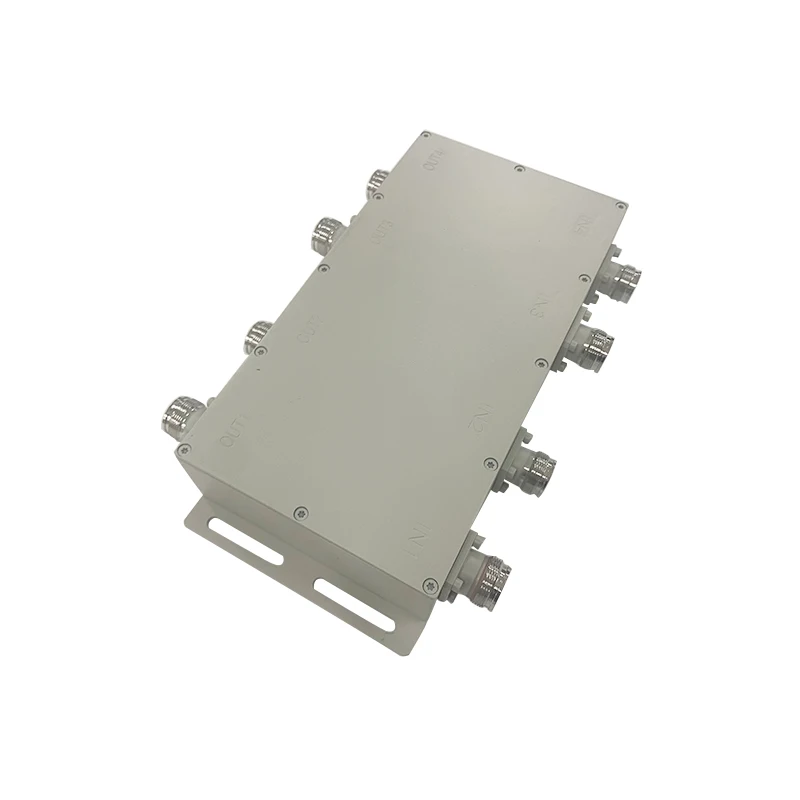 Cross Band Coupler 4in 4out Hybrid Coupler Hybrid Combiner 600-6000MHz -161dBc 7/16 F-boxintelecom