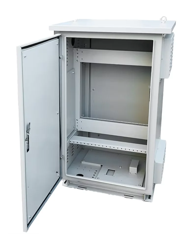 Outdoor Integrated Cabinet IP55 Waterproof Electronic Instrument Enclosure 5G Network Base Station Server Tower Aluminum Steel-boxintelecom
