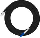 Outdoor Simplex 9/125 SM Fiber Optic Cable Jumper 100ft 30m LC-LC Optical Patch Cord Singl