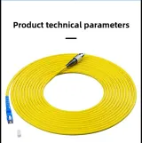 Single Mode 10G Fiber Optic Patch Cord 1m SC-FC 9/125 Pigtail Cable Single Core Connector 