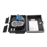 Ftth Tools Outdoor Cto 1x16 Bulked Distribution Box Black IP66 NAP Box 16 Core 24 Core Nap