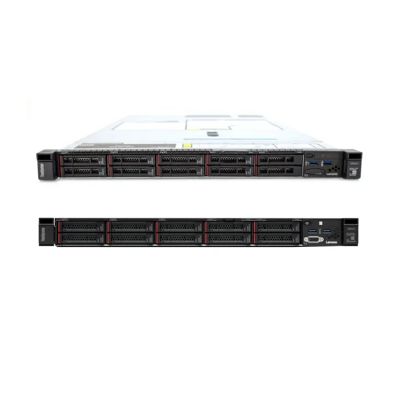 Brand-New High Performance 1U ThinkSystem SR635 Rack Server with Xeon CPU DDR4 Memory SSD 