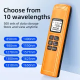 New Pen Type OPM 10 Wavelengths Optical Power Meter Accurate Measurementdrop Resistant and