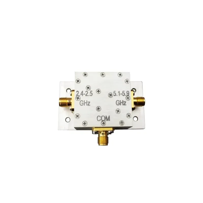 Factory Direct Sale 2.4-2.5&5.1-5.9GHz Duplexer Diplexer  with SMA-F  Connector for IBS DA