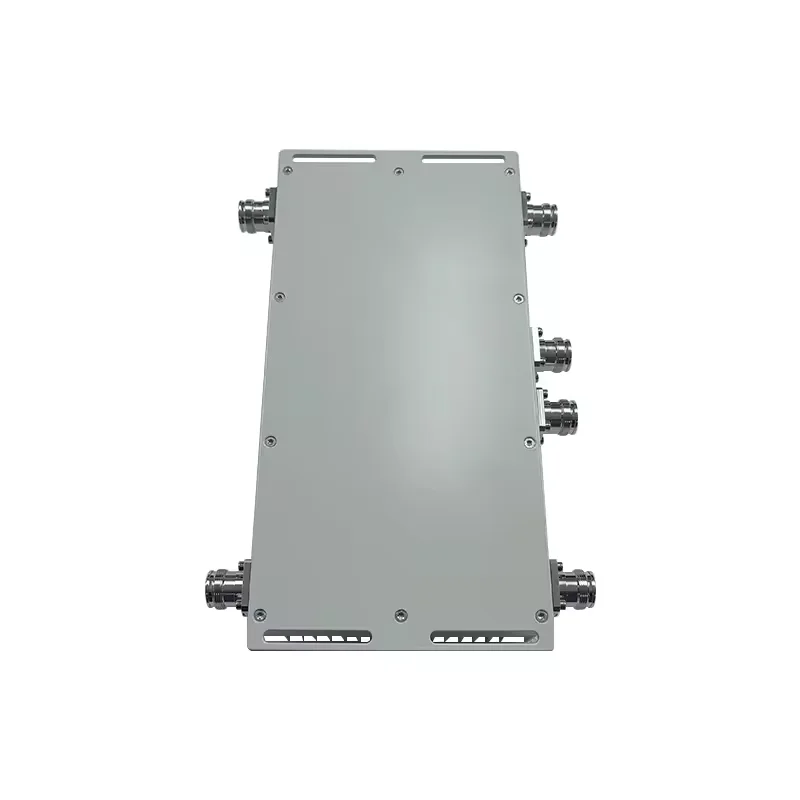 Customized High Quality 600-6000MHz -160dBc Low PIM  4x2 Combiner 4 In 2 Out Hybrid Couple