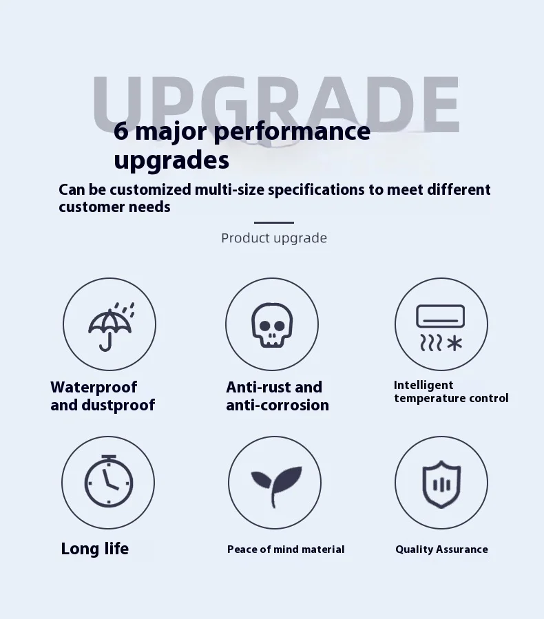 Commercial Industrial IP55 Stainless Steel Outdoor Cabinet Intelligent Constant Temperature Network Battery Metal Aluminum