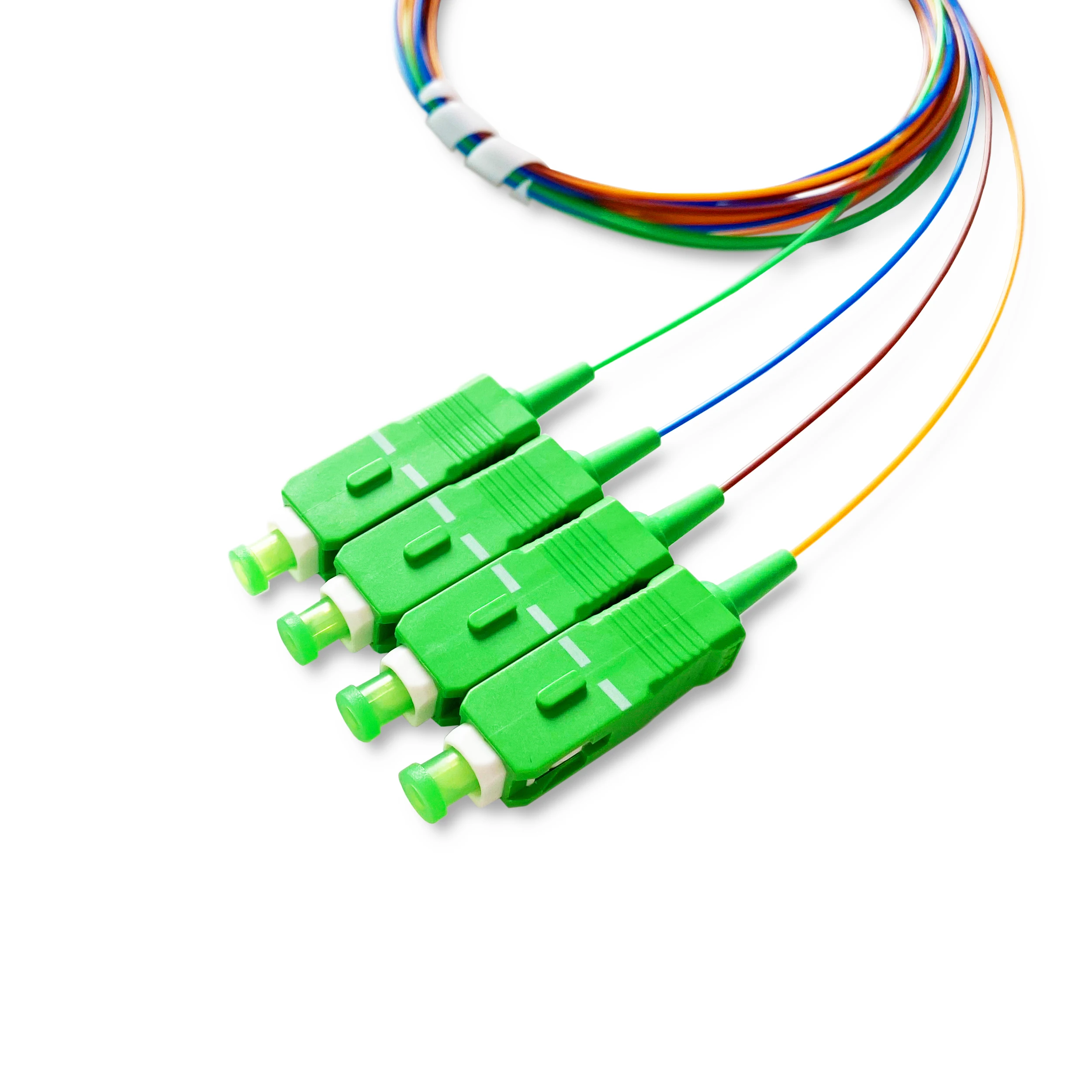 FTTH 1x4 SCAPC Single Mode PLC Splitter with POE/GSM Support Mini Type Fiber Optic