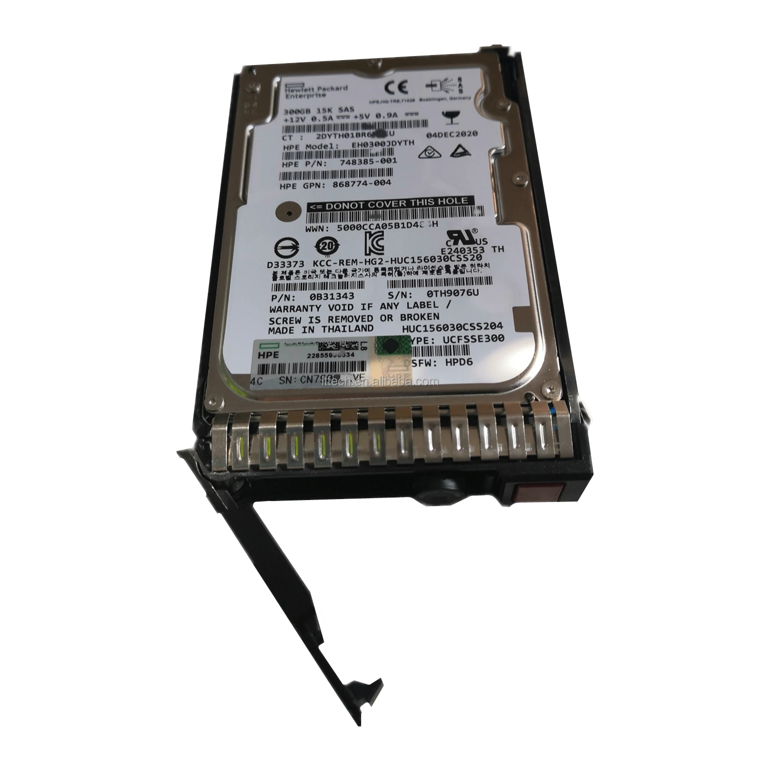 Wholesale HPE Server Hard Disk Drive for 832514-B21 832984-001 1T SAS 12G 7.2K 2.5 G8 G9 5