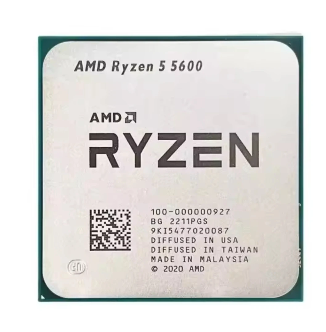 High Speed A-M-D R'yzen 5 5600 R5 5600x 3.5 GHz 12-Thread CPU Processor Factory Wholesale Price