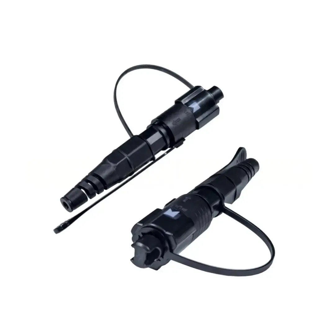 IP68 Outdoor Waterproof Hardened LC Armored Fiber Optic Patch Cord Assembly Pullable Push 