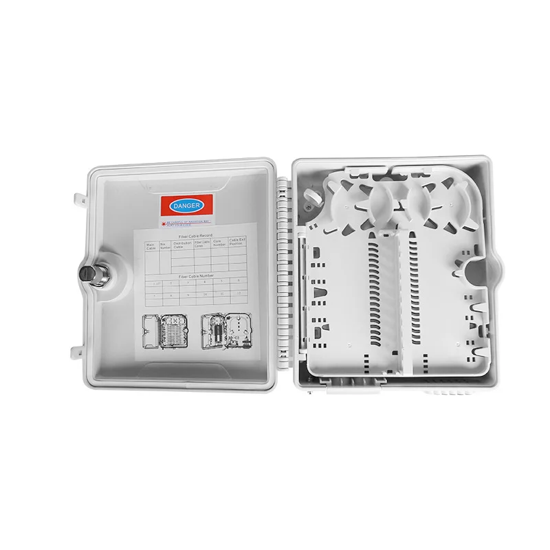 Hot Sale 8/12 Core Waterproof FTTH Fiber Optic Distribution Box with New Design for 4G Wi-