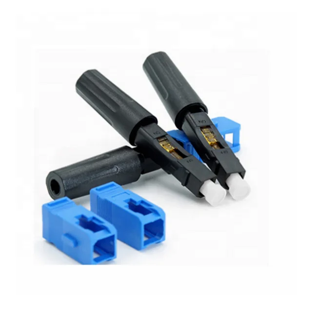 Best Selling sc Apc Upc Optical Fiber Sc/upc Sc/apc Quick Connector Fast Connector for Ftth Network-boxintelecom