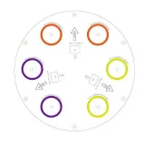 Hot Sale 1710-2690/3300-3800MHz 18dBi Outdoor 3 Sector 6 Port Cylindrical Antenna.