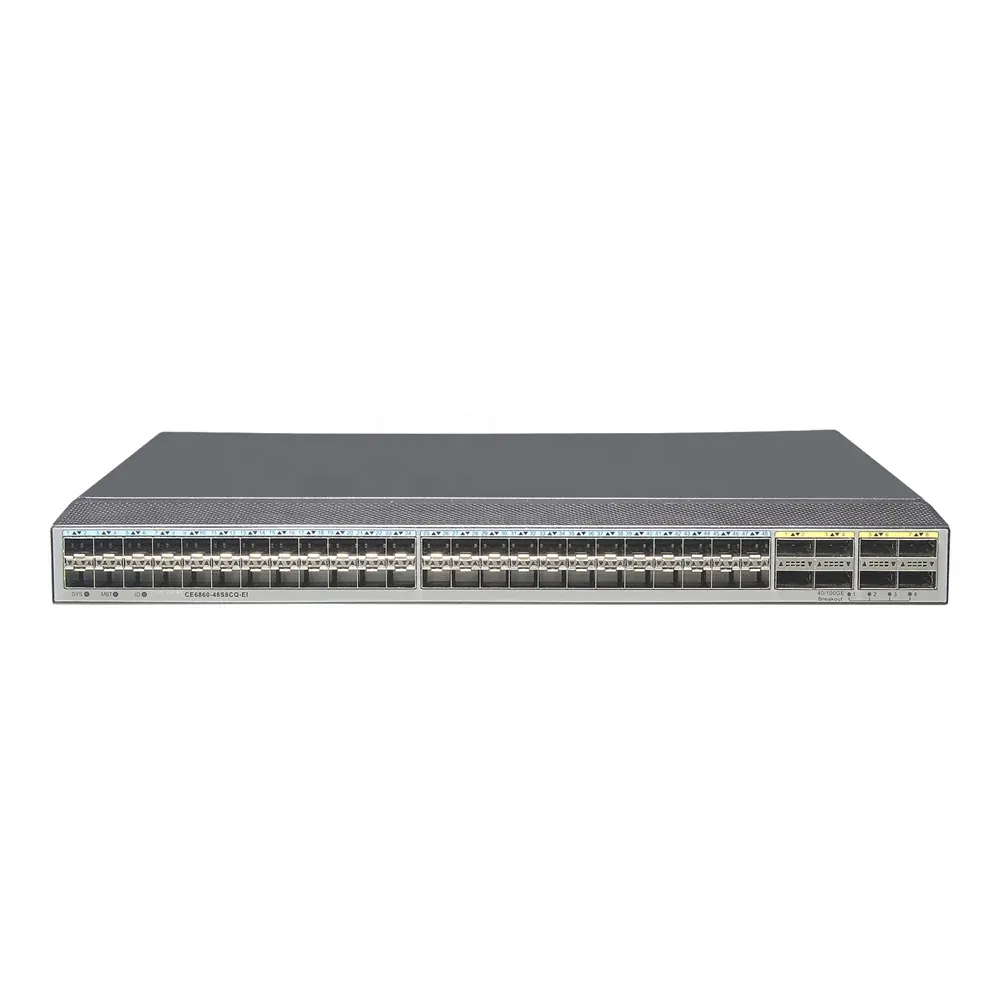 CloudEngine 6800 Series Network Switches CE6860-48S8CQ-EI 48*10GE/25GE SFP28 8*40GE/100GE QSFP28 Ethernet Enterprise Switch-boxintelecom