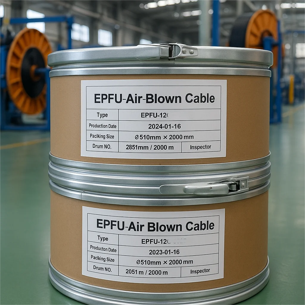 Surfiber 1 Core Air Blown Fiber Optic Cable EPFU Micro Duct for FTTH FTTX Network
