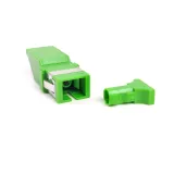 Fiber Optic Connector SC/APC Transparent Fiber Optic Shutter Adapter Factory Supply Patch 
