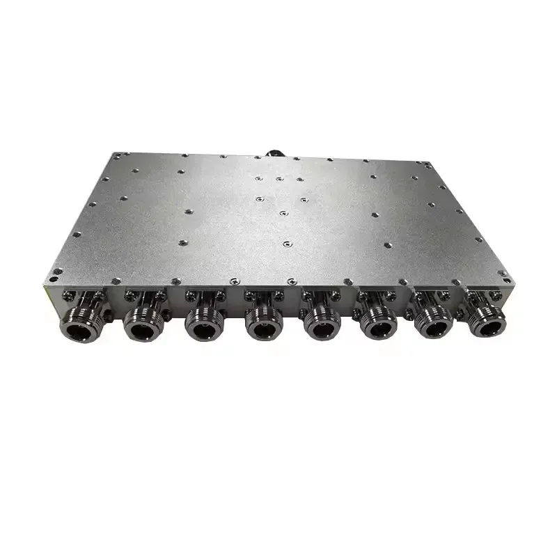 RF UHF Power Splitter 400-470MHz 8 Way Power Splitter 400MHz Wilkinson Power Splitter Divi