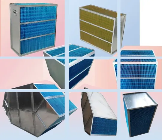 New IP55 Counter-Flow Heat Exchanger Core with Protection Level Applied to Cabinet Cooling