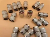UHF Male Plug to N Male Adapter RF Coax Adapter Coaxial Connector Straight High Frequency 