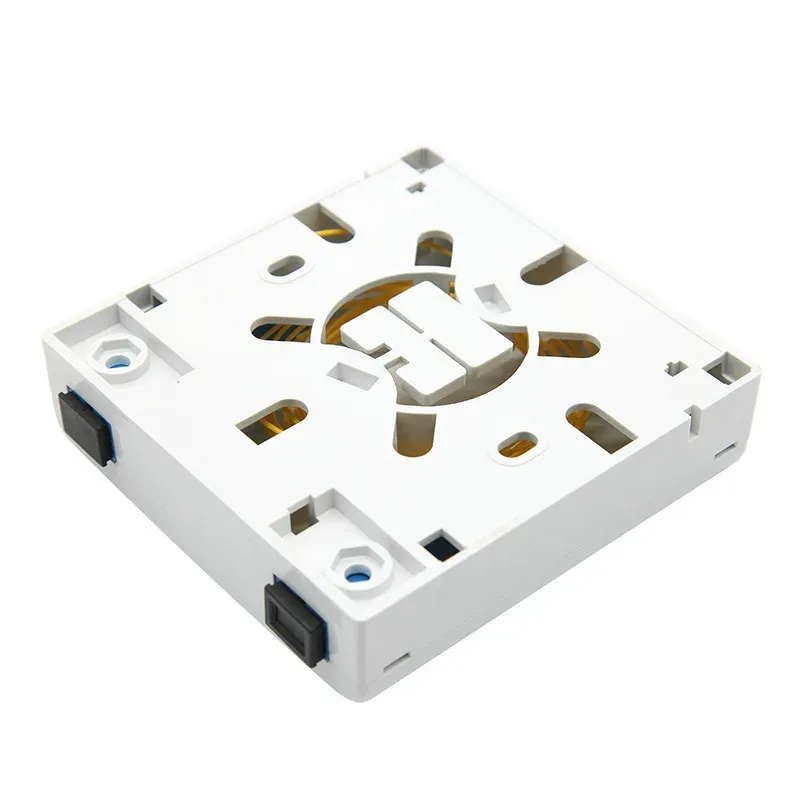 OEM FTTH 86-Type Leather Cable Fiber Optic Panel Dual Port SC Network Docking Box 4G Deskt