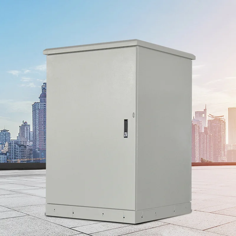 Industrial Outdoor Power Equipment Control Cabinet Network Monitoring Integrated Rainproof Windproof IP55 Protection Aluminum-boxintelecom