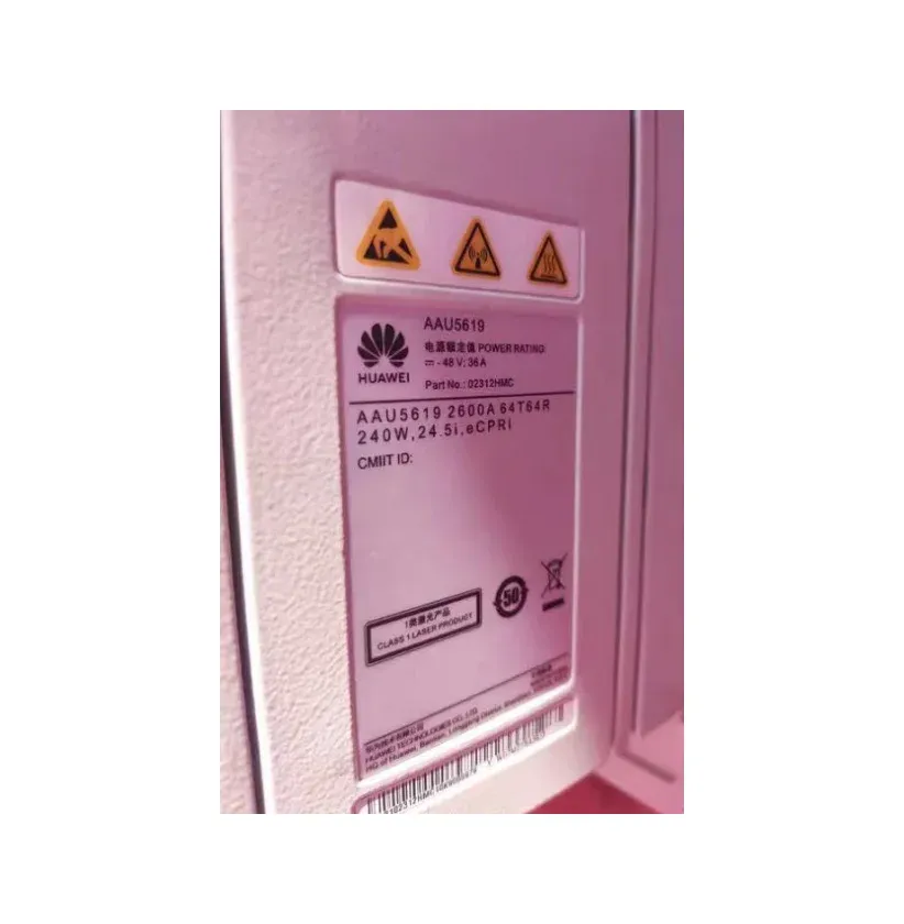 NEW OR USDED HUAWEI AAU5619 02312HMC 2600A 64T64R 240W 2.6G 2515M~2675M Frequency Band AAU5619 LTE TDD AAU for Base Station-boxintelecom