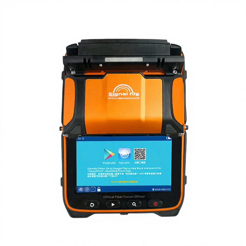 E Signal Fire Ai-9 Fiber Fusion Splicer for FTTH FTTB FTTX Networks 1 Year Warranty