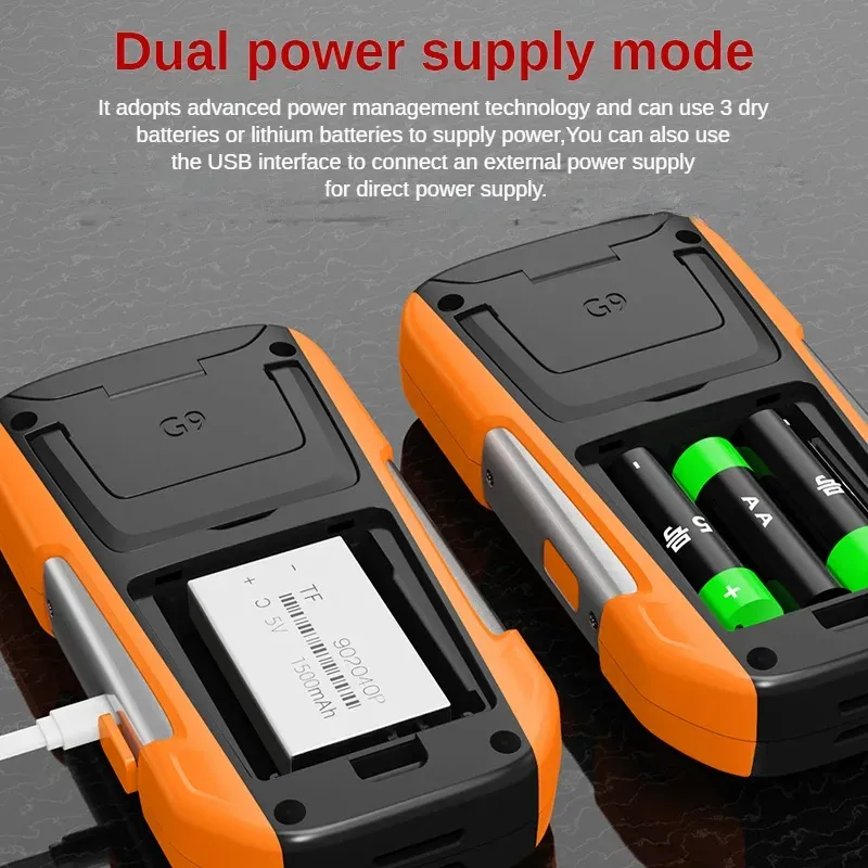 GUANGYAN G9 Mini FIiber Optical Power Meter With Visual Fault Locator Removeable Battery Rechargeable Lithium Batteries-boxintelecom
