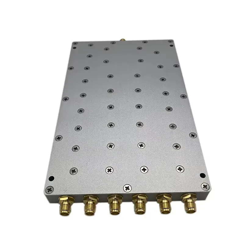 boxin Factory 30W  0.6-6GHz  6 Way Power Splitter Divider with SMAF for IBS Projects