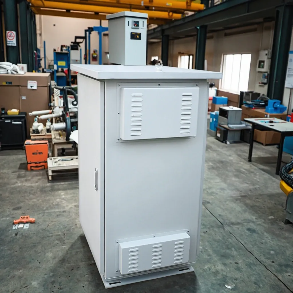 Outdoor Integrated Cabinet IP55 Waterproof Electronic Instrument Enclosure 5G Network Base Station Server Tower Aluminum Steel-boxintelecom