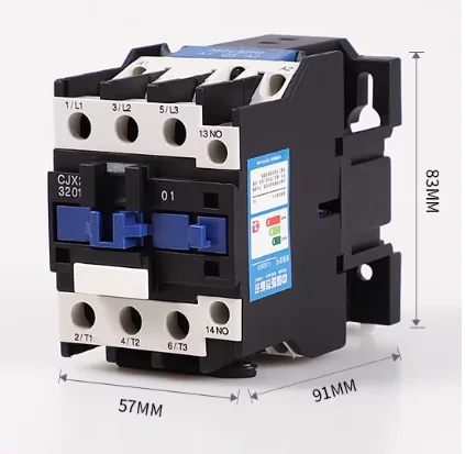 CJX2-3201 AC Magnetic Contactor 32A 220V/380V Coil for Motor Control