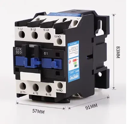 CJX2-3201 AC Magnetic Contactor 32A 220V/380V Coil for Motor Control