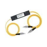 1*2 PLC Fiber Optic Splitter SC UPC 2 Way FTTH Splitter Single Dual Three Window Coupler
