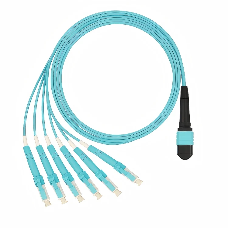 FUTONE Mini MPO OM3-150 8-Core Multimode Low-Loss Fiber Patch Cord 3m Insertion Loss 0.35dB-boxintelecom