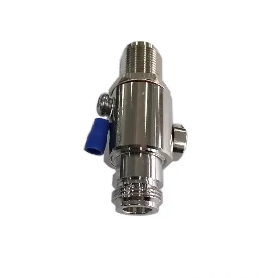 High Performance  DC-2.5GHz Low VSWR RF Lightning Arrestor With TNC-M to TNC-F Connector