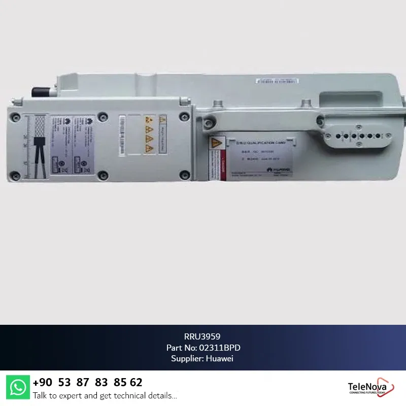 RRU3959 02311BPD B8 900MHz 2T2R Telecom Parts Radio Remote Unit-boxintelecom
