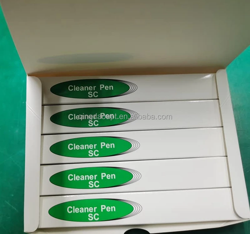800 Times One Click 2.5mm SC FC Cleaner 1.25mm Pen LC Fiber Optic  Connector Cleaning Pen