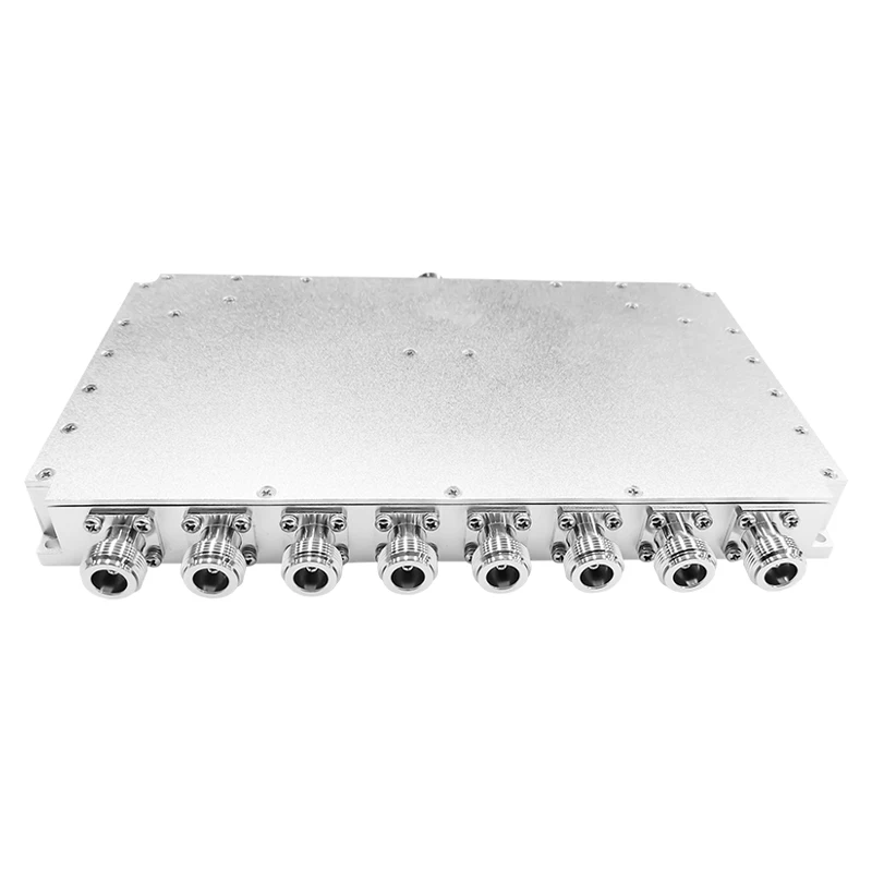 Telecom Parts  Factory Wholesale 1280-1300MHz 50W Wilkinson 8 Way Power Splitter Power Div