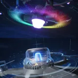 Real-Time Full Image Restoration Quadcopter UAV Full Color Strobe Light Drone DMD V4 for D