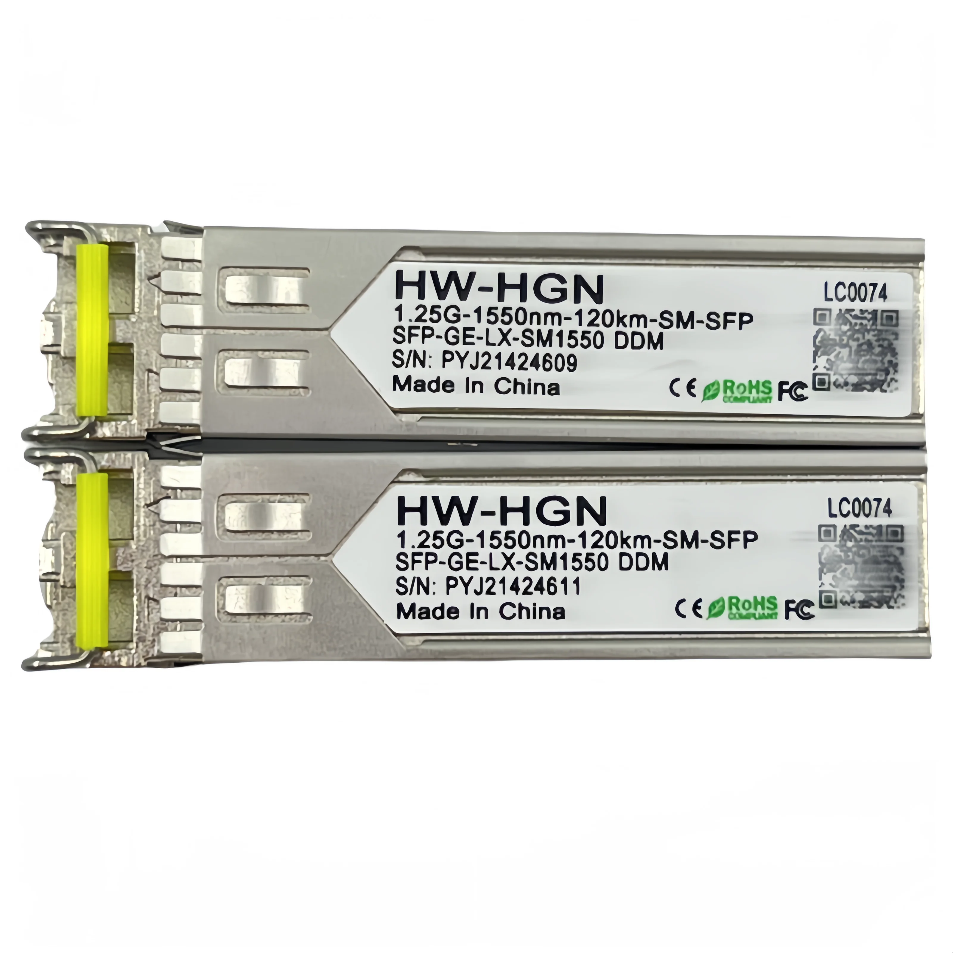 1.25G 1550nm 120km SFP Module SM  GE LX SM1550 DDM Connector Optical Compatible Switch Gigabit Sfp Fiber Transceiver Module-boxintelecom