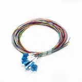OS2 9/125 Singlemode LC/UPC Pigtail Fiber Optic Bundle 12 Fibers for FTTH Network Fiber Op