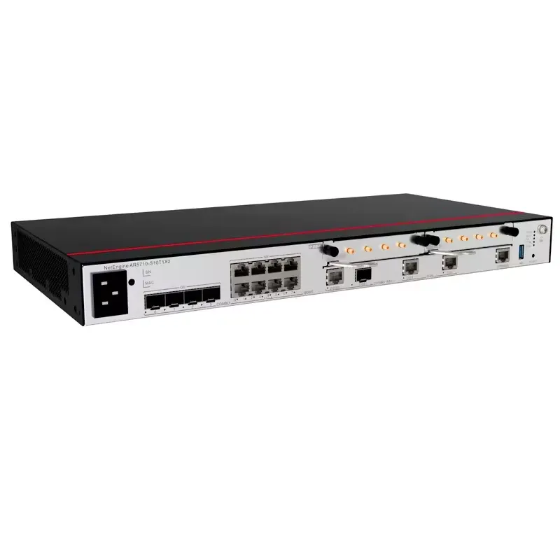 NetEngine AR5710-S10T1X2 50010726 Enterprise Routers with 1*10ge SFP+/2.5ge 2*Ge Copper Wan, 4*Ge Combo LAN-boxintelecom