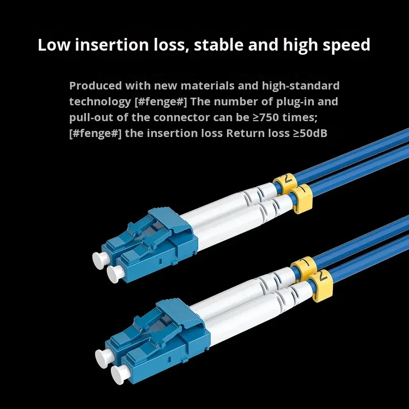Anti-Mouse Bite Armored Fiber Optic Cable Telecom Grade 5m Single Mode Dual Core Pigtail