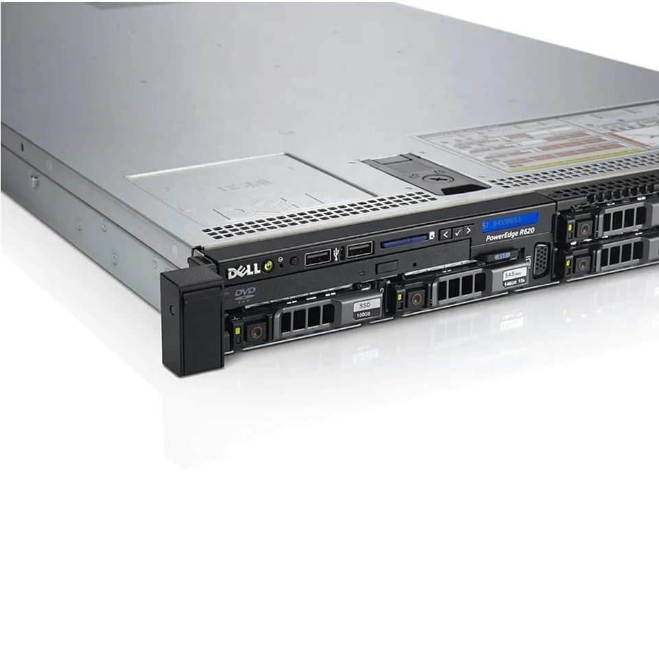 Stock Dell Poweredge R620 Rack Second Virtual SAS SATA SSD Hand Server Dual Processor Chassi With Good Price 5